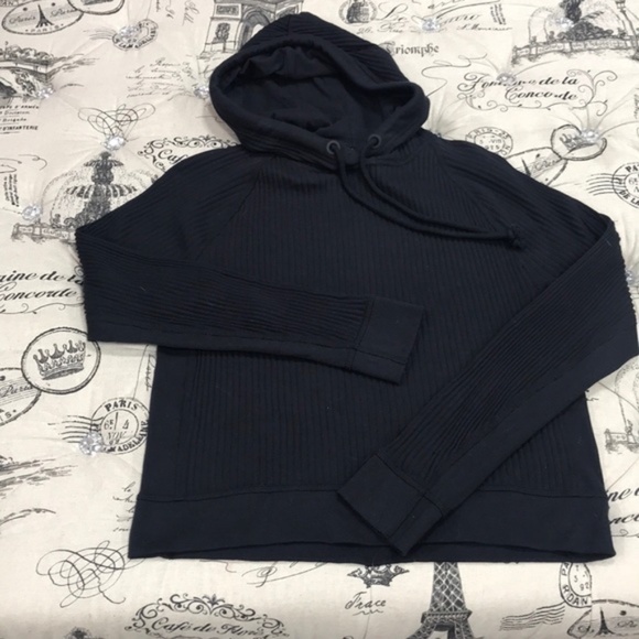 Rag & Bone 3D Ribbed Jersey Hoodie - Picture 3 of 5